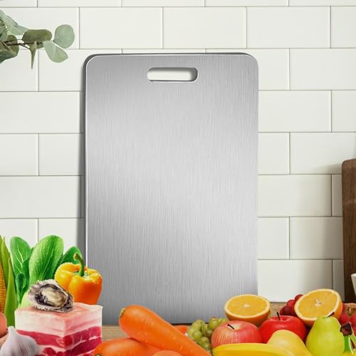 Planche à découper double face pour cuisine et préparation de repas