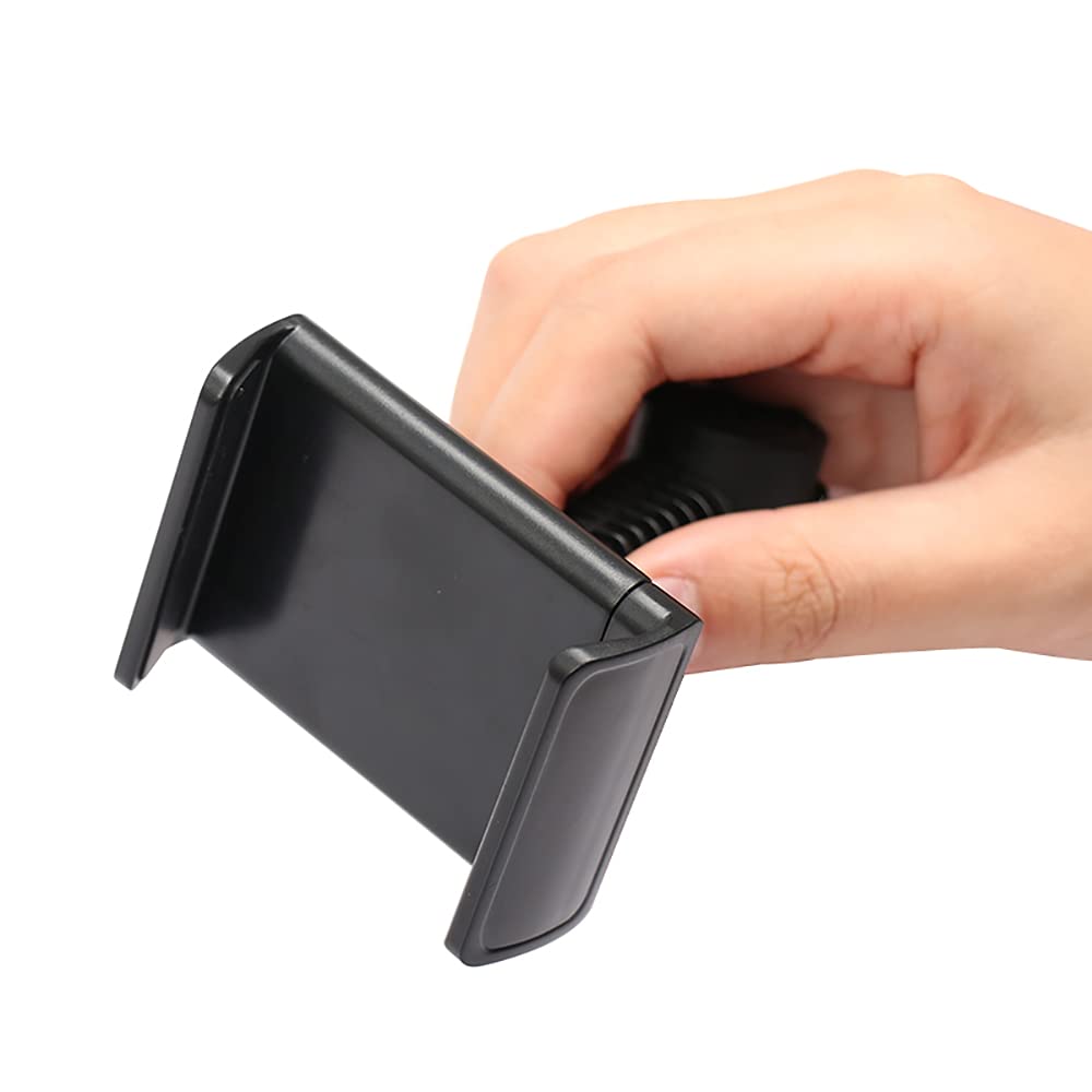 Supporto per telefono per registrare golf swing putting short game, rotazione a 360°, universale regolabile per smartphone, per carrelli da golf