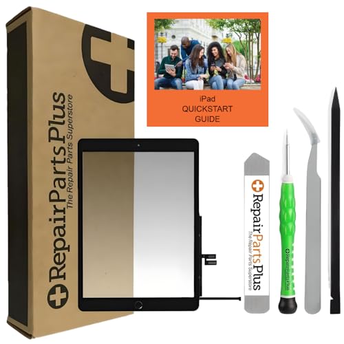 Écran tactile iPad 7 10.2 noir haute réactivité avec kit outils complet