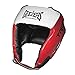 Geezers Boxing TRG Training Open Face Head Guard for Boxing, MMA Sparring, PU Material Headgear, Ideal Headguard for Men and Women (Red, Large)