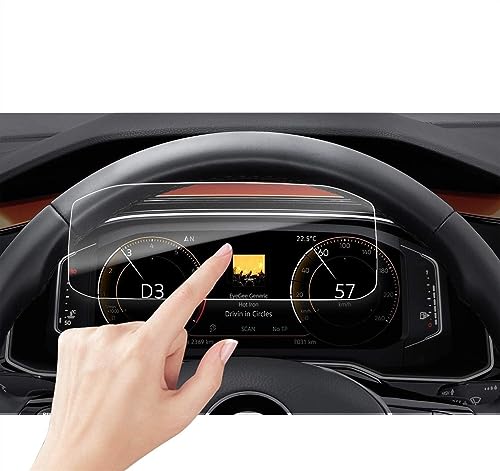 Car Navigation Film Compatible With VW For T-Roc 2020 2021 2022 Car Instrument Dashboard Screen Protective Film Tempered Glass Film Protector Car GPS Navigation Film