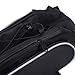 SPYMINNPOO Rear Carrier Bag for Bikes, 600D Polyester Water Proof Bikes Rack Bag, U Shaped 2 Way Zipper Reflective Bag with Shoulder Strap