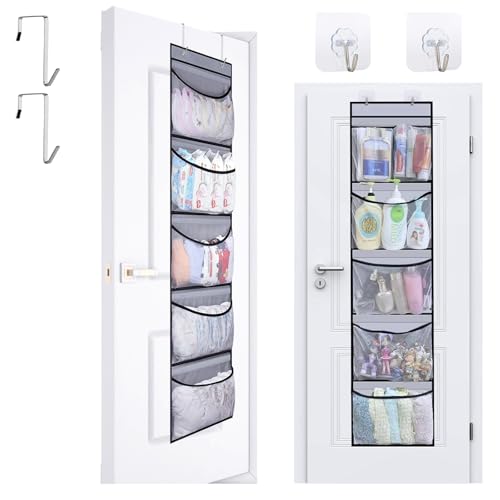 UTOCLEC Hängeorganizer, Hängeregal mit 5 Netztaschen, Hängeaufbewahrung...