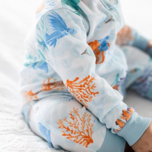 Burt's Bees Baby Boys Sleep and Play PJs, 100% Organic Cotton One-Piece Zip Front Romper Jumpsuit Pajamas