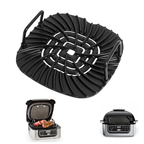 Grelha de grelha e protetor de salpicos de substituição para Ninja AG301UK Foodi, grelha antiaderente e ecrã de salpicos de aço inoxidável, acessórios de fritadeira de ar para ninja