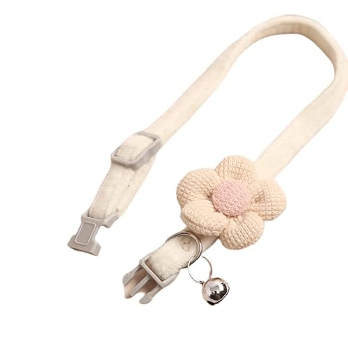 Angel Wings Cat Collar,7.9-11.8In Breakaway Cat Collar,Cat Collars For Girl Cats,Cute Cat Collar,Cat Collar With Bells,Cat Accessories,Kitten Collar With Bell (Beige, Unbreakable) #TOP1