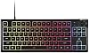 Corsair K55 CORE TKL RGB teclado gamer – tenkeyless, RGB de 8 zonas, teclas de membrana silenciosas, resistente a derrames, teclas multimedia, polling rate 1000Hz – distribución NA – negro 2