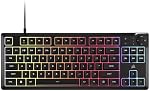 CORSAIR K55 CORE TKL RGB Gaming Keyboard – Tenkeyless, 8-Zone RGB, Quiet Membrane Keys, Spill Resistant, Media Keys, 1000Hz Polling – NA Layout – Black