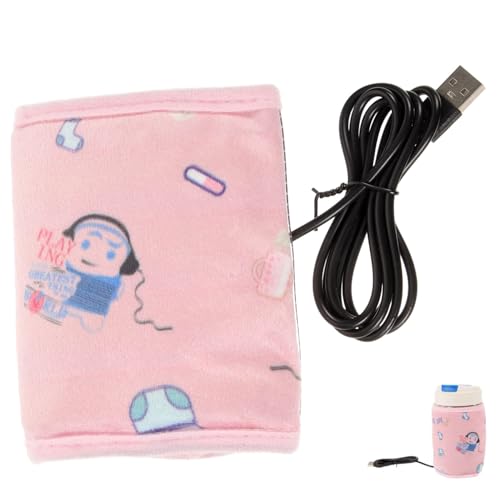 KOMBIUDA Stainless Bottle Warmer Cover for Car Portable Milk Bottle Heater Cover