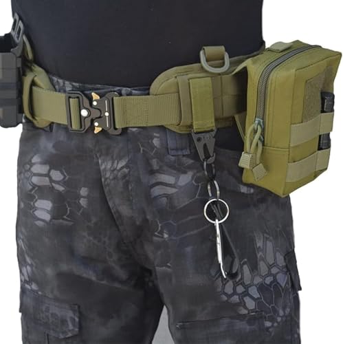 Thickened Nylon Multi-Purpose Gear Men's Outdoor Tactical Battle Belt Set Belt Hunting Game Belt Defensive Belt Armygreencamouflage3