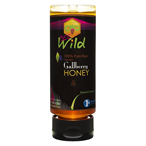 Miel pura cruda orgánica Bee Wild Gallberry 12 oz miniatura 1