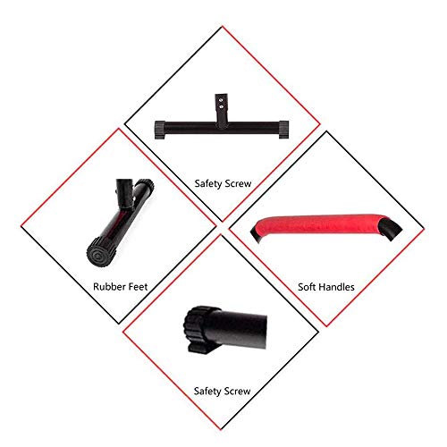 MAXSTRENGTH Multifunctional Dip Station Heavy Duty Dip Stands Fitness Bar with Connector Dip bar Station Stabilizer Parallette Push Up Stand Workout Equalizer for Calisthenics - Image 6