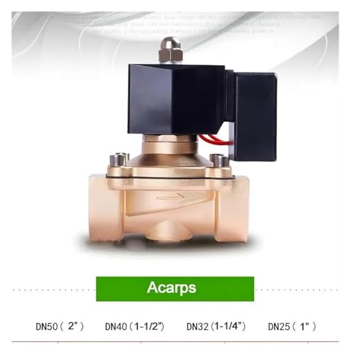 Électrovanne 12V laiton 1" conçue pour le travail de longue durée