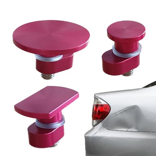 JIEBWCHA Outil de Réparation de Bosses pour Voiture,Kit Redresseur de Bosses 3 Pièces - Équipement de Redressage Carrosserie d'Aluminium pour Dégâts...
