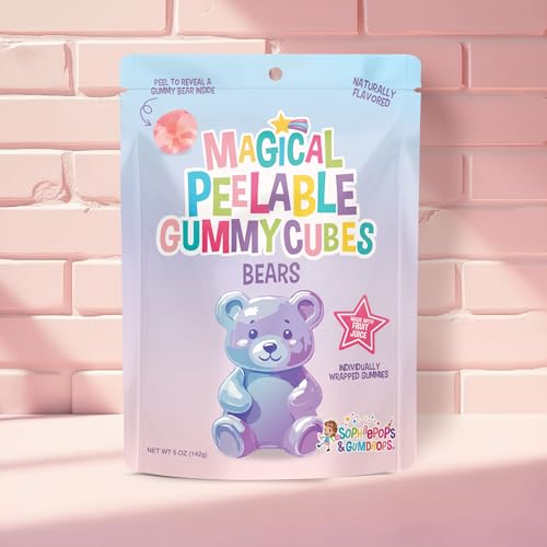 Cubos gomosos pelables oso 5 oz 6 unidades miniatura 4