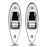 LED Navigation Side Lights,Marine Boat Stainless Steel Flush Mount Waterproof Light 12V, Teardrop...