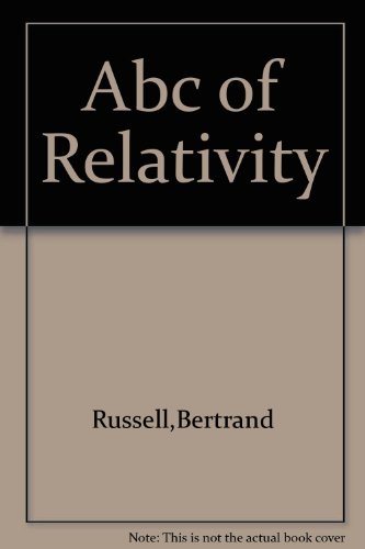 The ABC of relativity B0007DJZ4W Book Cover