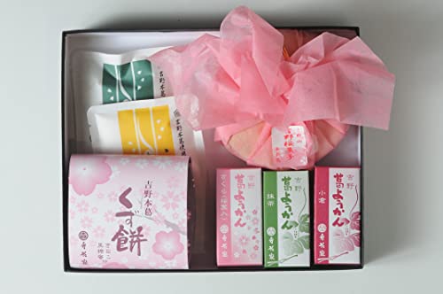 舟形家 くず菓子 吉野だよりC 葛ようかん くず餅 葛湯 吉野桜菓子