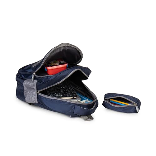 THE CLOWNFISH KidVenture Series Polyester 22 Litres Kids Backpack School Bag Daypack Sack Picnic Bag for Tiny Tots Child Age 5-7 years (Black - Astronaut) - Image 6