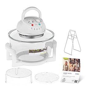 Bredeco BCHO-17L Halogeenoven met Extensiering – 250 °C – Timer tot 60 min Combi Grill met Ebook Receptenboek Oven met…