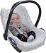 The Original dooky 126823 copriseggiolino coche universal, Light Grey Crowns