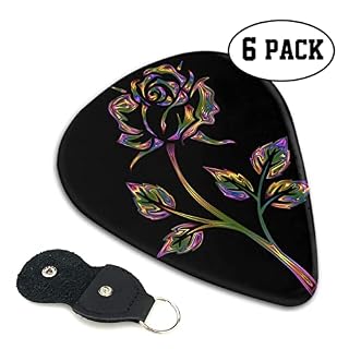 Lot de 6 médiators pour guitare acoustique, guitare électrique, basse, ukulélé Noir/doré - Les Beatles, Paul McCartney, John Lennon, RIngo Starr, George Harrison Lot de 6 médiators pour guitare acoustique, guitare électrique, basse, ukulélé Noir/doré – Image 2