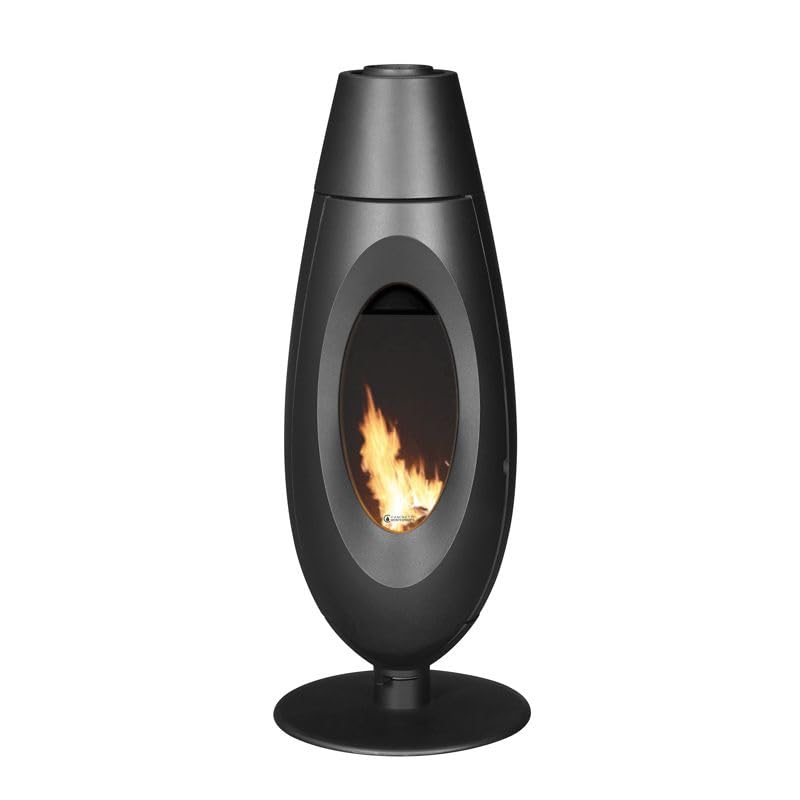 Stufa a legna design PER MONTEGRAPPA modello OVI 5.8 kW