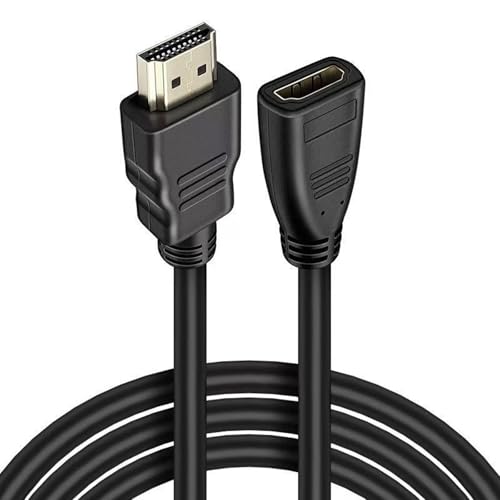 YuanVQuanWee HDMI �����P�[�u�� �t�@�C���[TV�X�e�B�b�N�ɑΉ� �^�C�vA�I�X - �^�C�vA���X �����b�L Fire TV Stick �����P�[�u�� 50cm (�u���b�N)