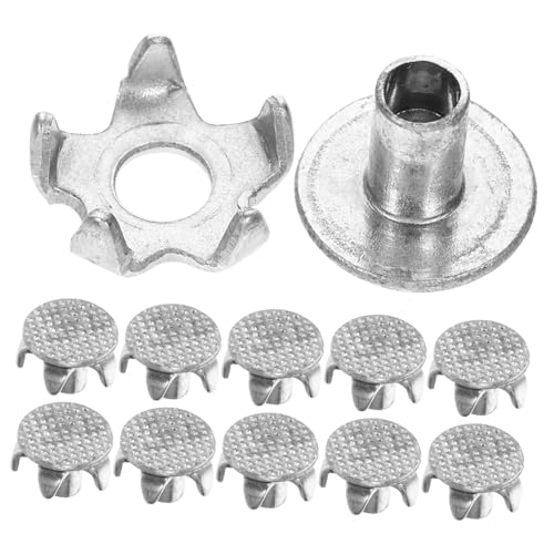 GALPADA 15pcs Anti-Slip Spikes for Snow Boots Shoe Grippers Climbing Shoes Ice Gripper