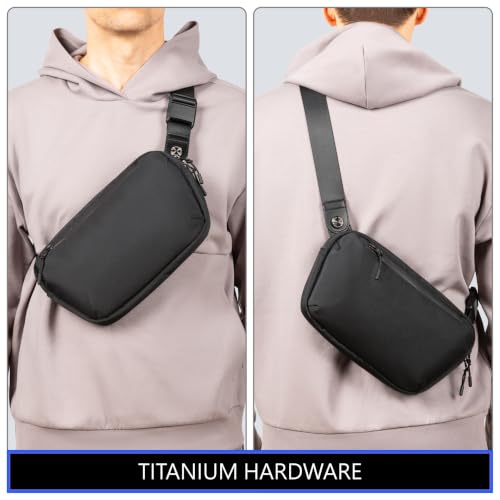Image of Urban Core Sling Bag - Premium Minimalist EDC Crossbody with Titanium Hardware