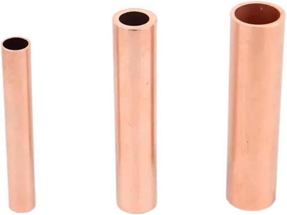 T2 Copper Tube Pipe Capillary Hollow Outer Diameter 25mm ID 1/1.5/2/3/5mm Length 245mm/500mm, 1pc(25x2mm,500mm)