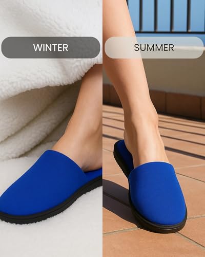 Image of Travelkhushi Soft Comfy Home Slippers For Women & Men For Winter Capet flip flops for Bedroom Indoor Carpet house slides Anti skid Slippers for Winter & Summer