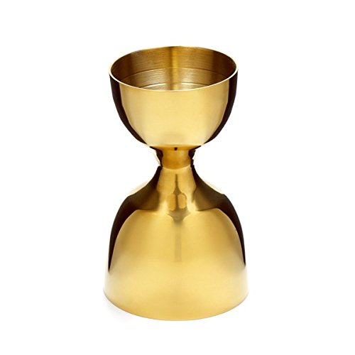 Cocktail Kingdom Leopold Jigger 1oz/2oz, Gold