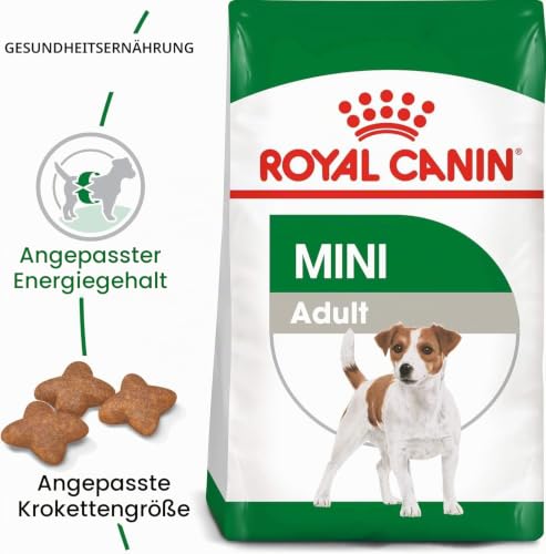 Royal Canin Mini Adult | 800 g | Trockennahrung für ausgewachsene kleine Hunde | Kann zur optimalen Versorgung Kleiner Hunderassen eingesetzt Werden | Mit EPA & DHA