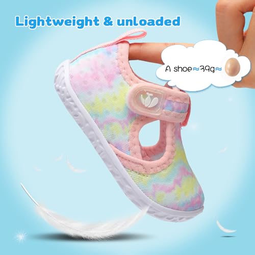 Image of FEETCITY Boys Girls Water Shoes Kids Aqua Socks Quick Dry Barefoot for Beach Swimming Pool