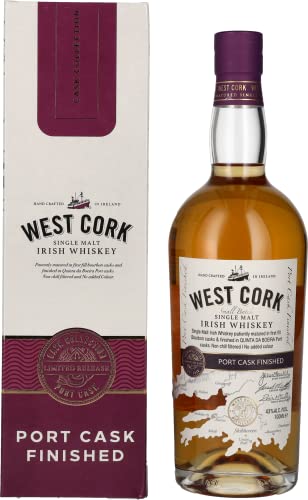 West Cork - Port Cask Finished - Single Malt Whisky - 43% - Irlande/Skiberdeen - Bouteille 70 cl Cover