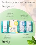 FAVLY – Relax Pulver Beruhigungsmittel für Hunde 250g – getreidefreies Ergänzungsfuttermittel zur natürlichen Beruhigung bei Stress & Angst – mit Melisse, L-Tryptophan & Passionsblume
