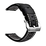 ✅EINFACH ZU INSTALLIEREN UND ZU TRAGEN - Mit den schnell lösbaren Federstangen können Sie die Gurte in Sekundenschnelle ohne Werkzeug zerlegen. Die Federstange sorgt für austauschbaren Komfort des Uhrenriemens und die Schnalle erleichtert das Tragen und Lösen des Uhrenarmbandes.