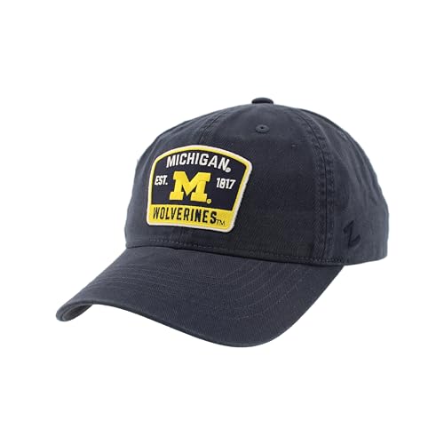 Michigan Wolverines NCAA Officially Licensed Hat Scholarship Patch Team Color Switchback