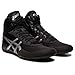 ASICS Men's MATCONTROL 3 Wrestling Shoes, 10, Black/Pure Silver