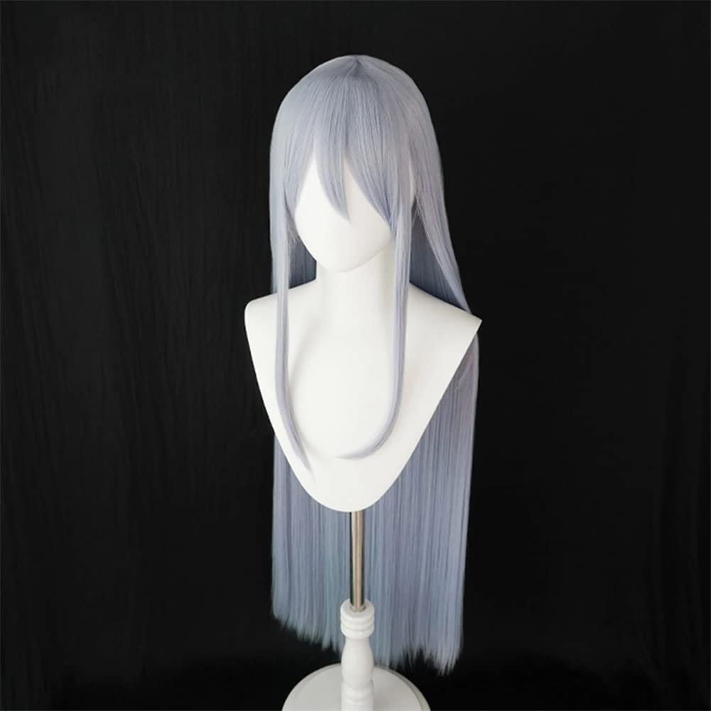 Xingwang Queen Anime Cosplay Wig Long Straight Gray Wigs for Women Girls - Image 4