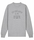 Siva Kaneswaran Is My Boyfriend Sweat-shirt unisexe, gris, M
