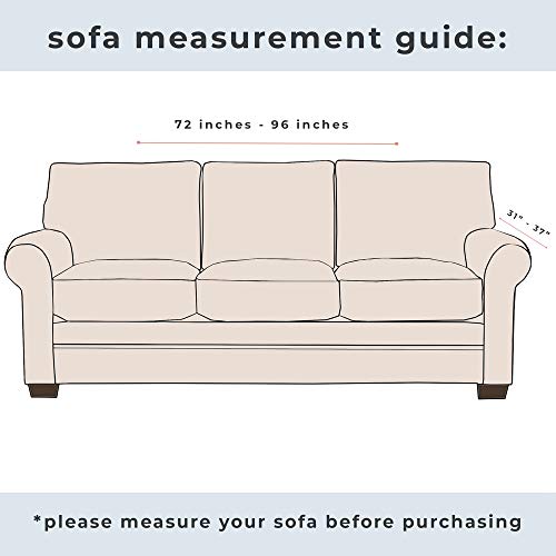 Velvet Plush Stretch Sofa Slipcover. Velvet Sofa Couch Furniture Protector, Soft Anti-Slip, High Stretch For 3 Seat Sofa (Sofa- 3 Seater, White) #TOP4