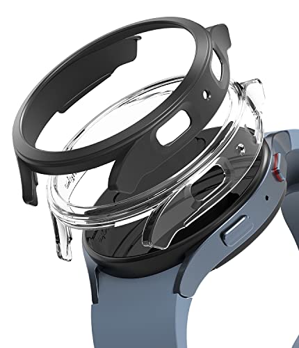 Coque Samsung Watch 5 44mm Ringke Slim rigide et transparente lot de 2