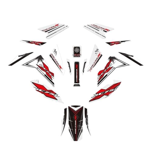 Kit Carburant Moto NC750X Autocollants Protecteur Carénage Finition Premium