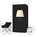 Springspa Portable Steam Sauna Box with 3L & 1500W±10%, Personal Sauna Tent with 9 Adjustable Heat Levels, Steam Sauna Full Body for Home, Foldable Chair, Extra Large Size 3' x 3' x 5.9'