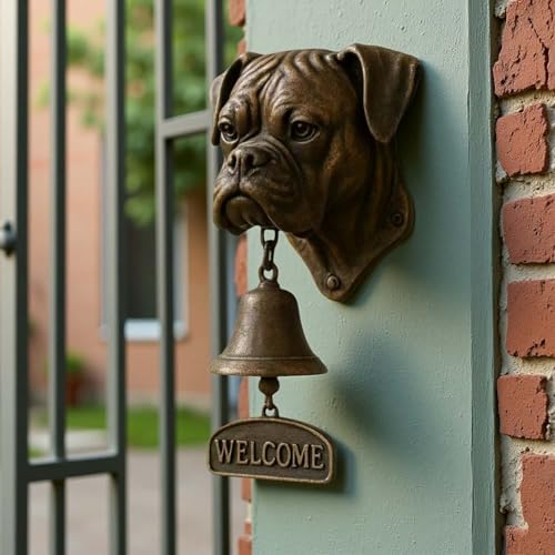 Huease Boxer Dog Welcome Doorbell