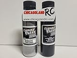 2 PACK Spaz Stix Mirror Chrome & ULTIMATE Black Backer Airbrush Paint SZX10000 SZX10200 10000 10200 INCLUDES CHICAGOLAND RC COUPON