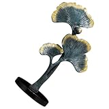 FIXOSHEE Retro Ginkgoblatt Dekoration aus Kunstharz Vielseitige Wohndeko für Wohnzimmer und...