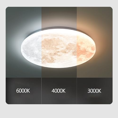 Plafonnier LED lune pour éviter la fatigue visuelle avec sa lumière variable réglable - 4